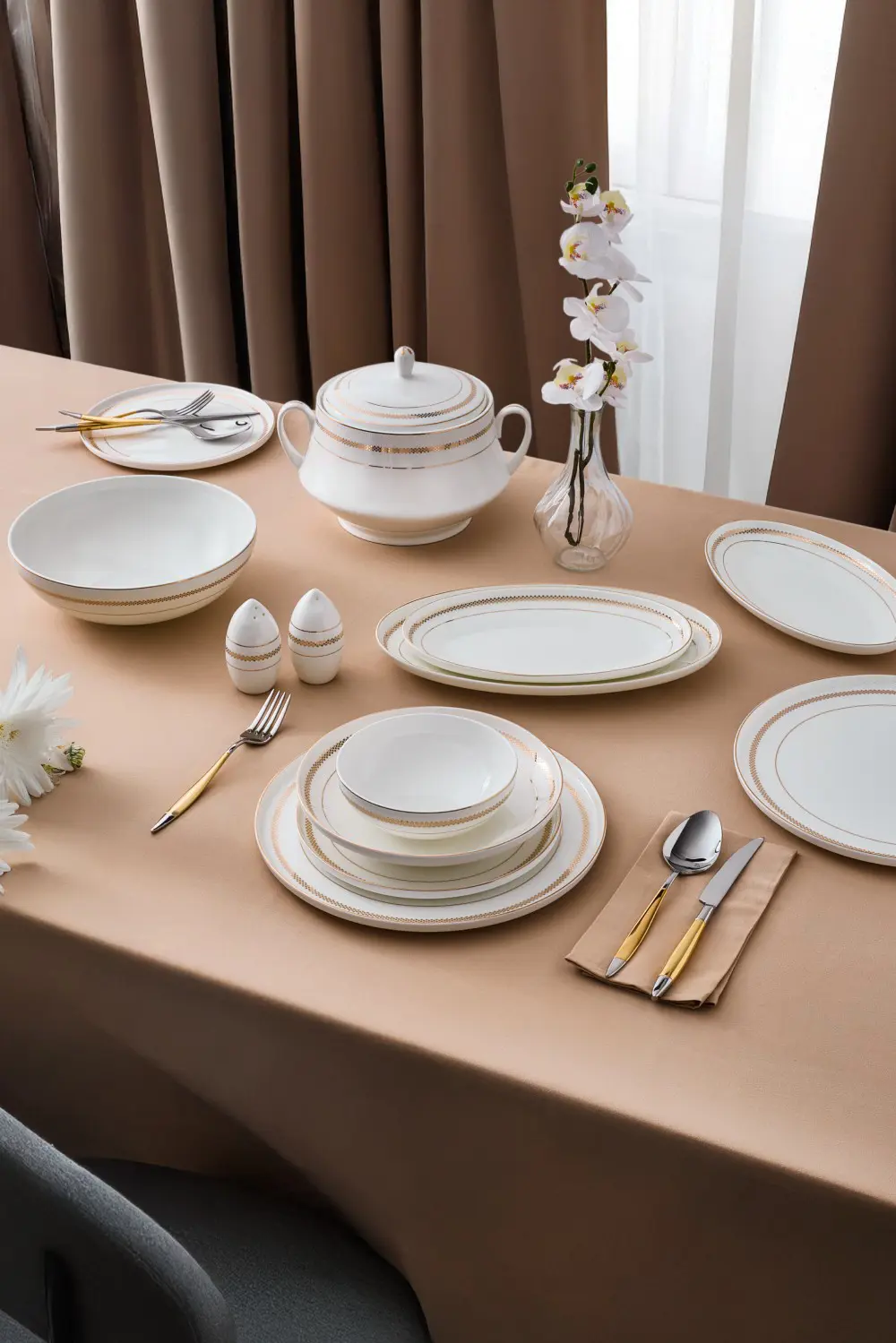 Aryıldız Desire 60 Parça Porselen Yemek Takımı Ar259757