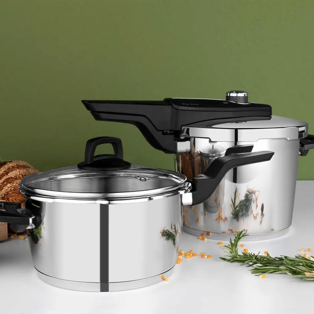 Aryıldız Easy Quick Kanka Düdüklü Tencere Set 6+4 Litre