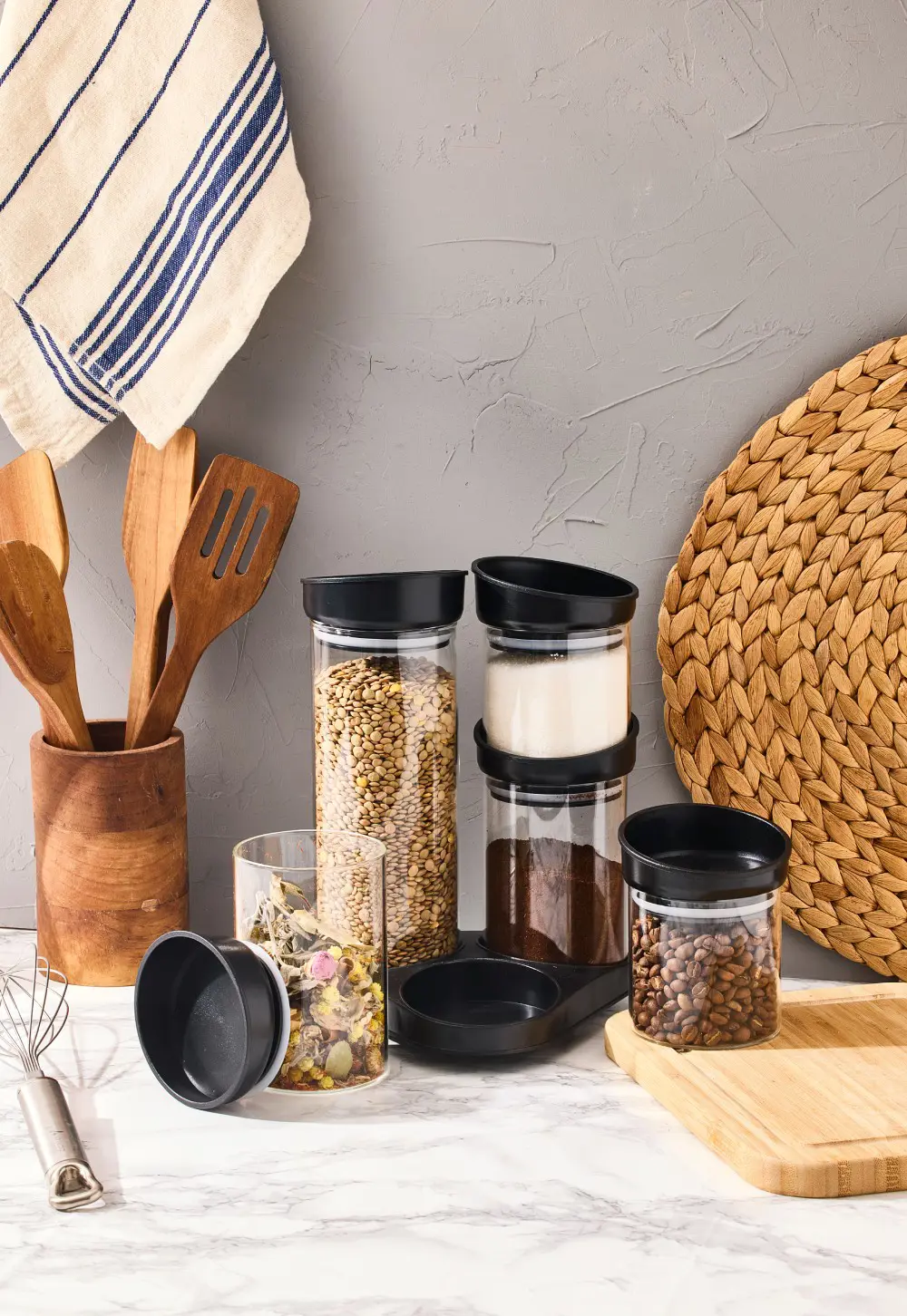 Aryıldız Fine Saklama Seti Standlı 6 Parça Ar262498 Aryıldız Fine Saklama Seti Standlı 6 Parça Ar262498