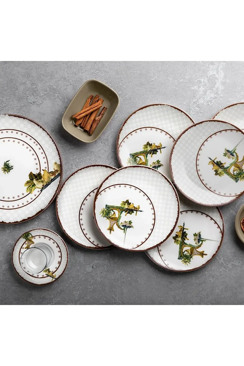 Aryıldız Garland 25 Parça 6 Kişilik Porselen Kahvaltı Takımı