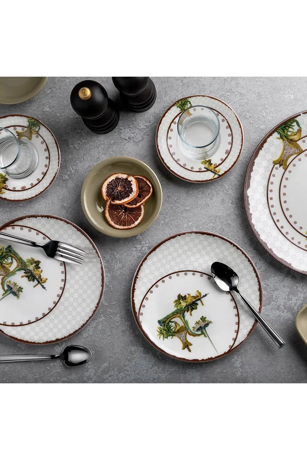 Aryıldız Garland 25 Parça 6 Kişilik Porselen Kahvaltı Takımı