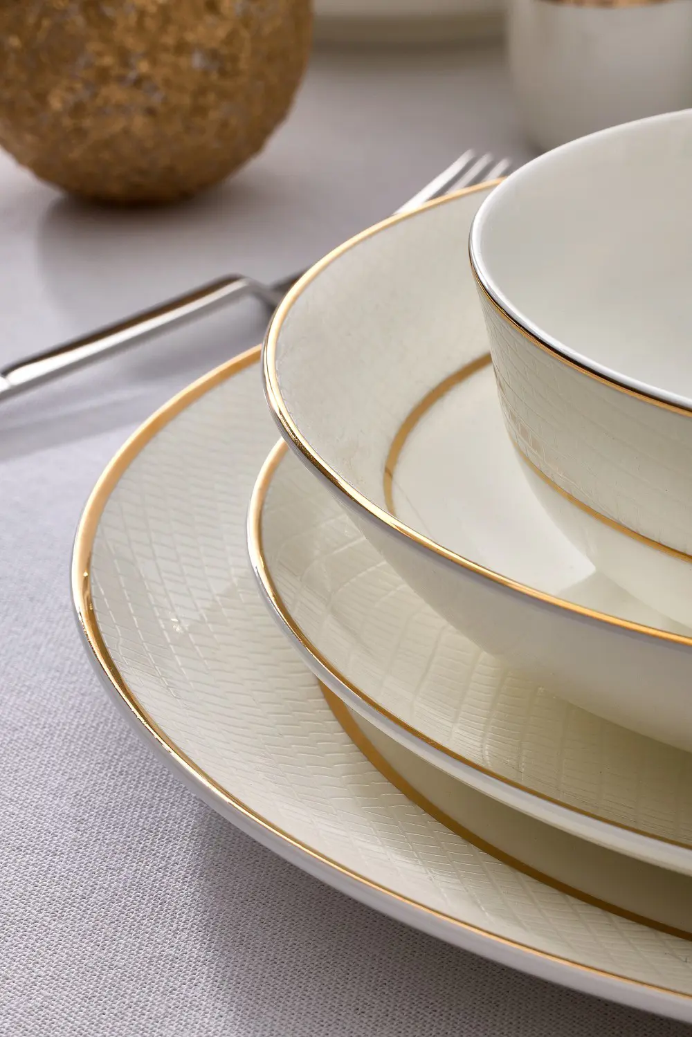 Aryıldız Glamour 60 Parça Porselen Yemek Takımı Ar259788