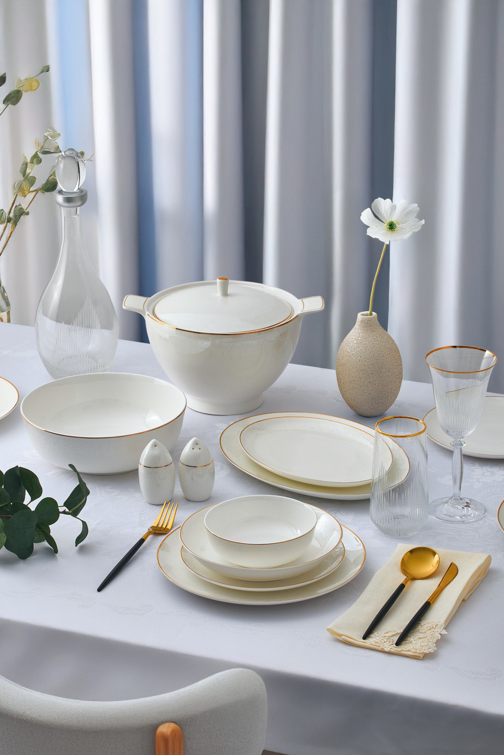 Aryildiz  Luminous 60 Parça Porselen Yemek Takimi Ar259771