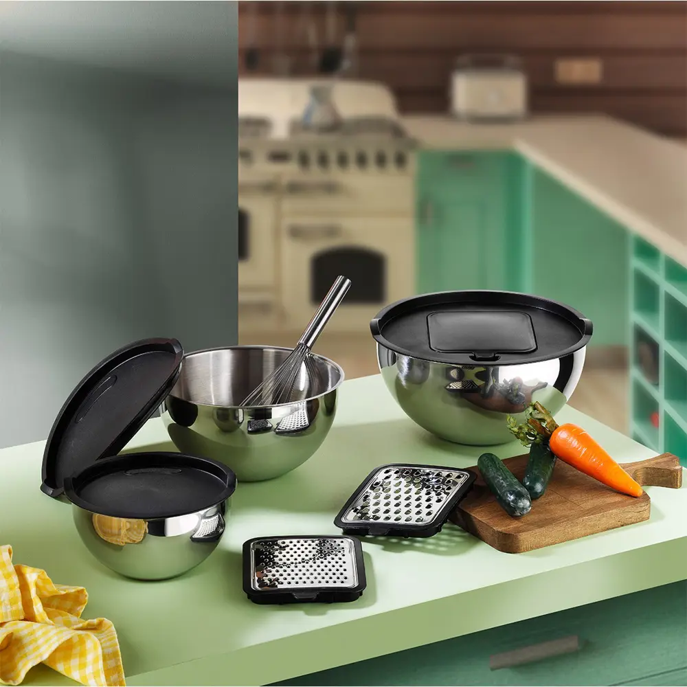 Aryıldız Master Rendeli 9 Parça Karıştırma Kabı Kare Ar262856 Aryıldız Master Rendeli 9 Parça Karıştırma Kabı Kare Ar262856