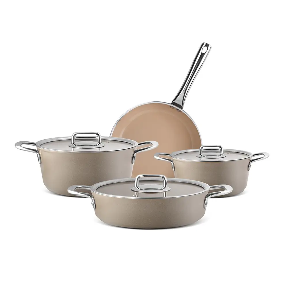 Aryıldız Neo-Ceramic 7 Parça Seramik Tencere Seti Bej Ar256183 Aryıldız Neo-Ceramic 7 Parça Seramik Tencere Seti Bej Ar256183