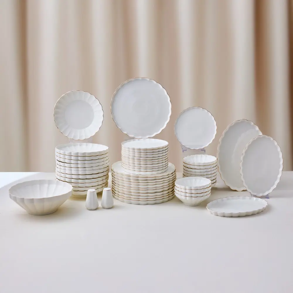 Aryıldız Rs Margaret Gold 54 Parça Porselen Yemek Takımı Ar263587