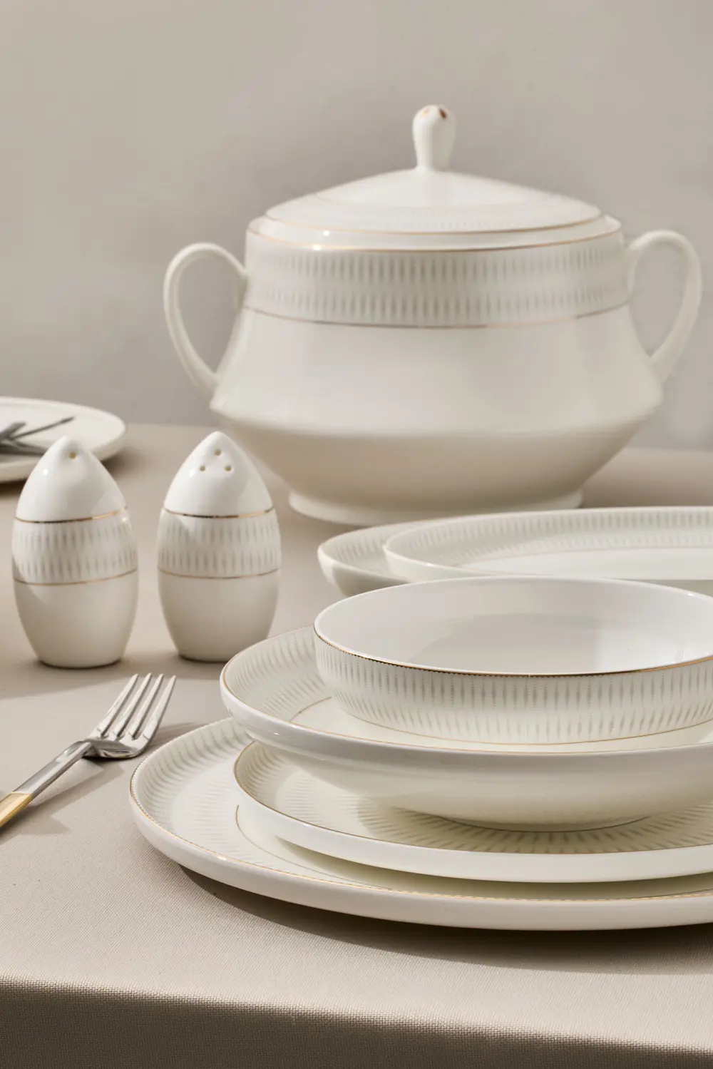 Aryıldız Serenity 60 Parça Porselen Yemek Takımı Ar259764