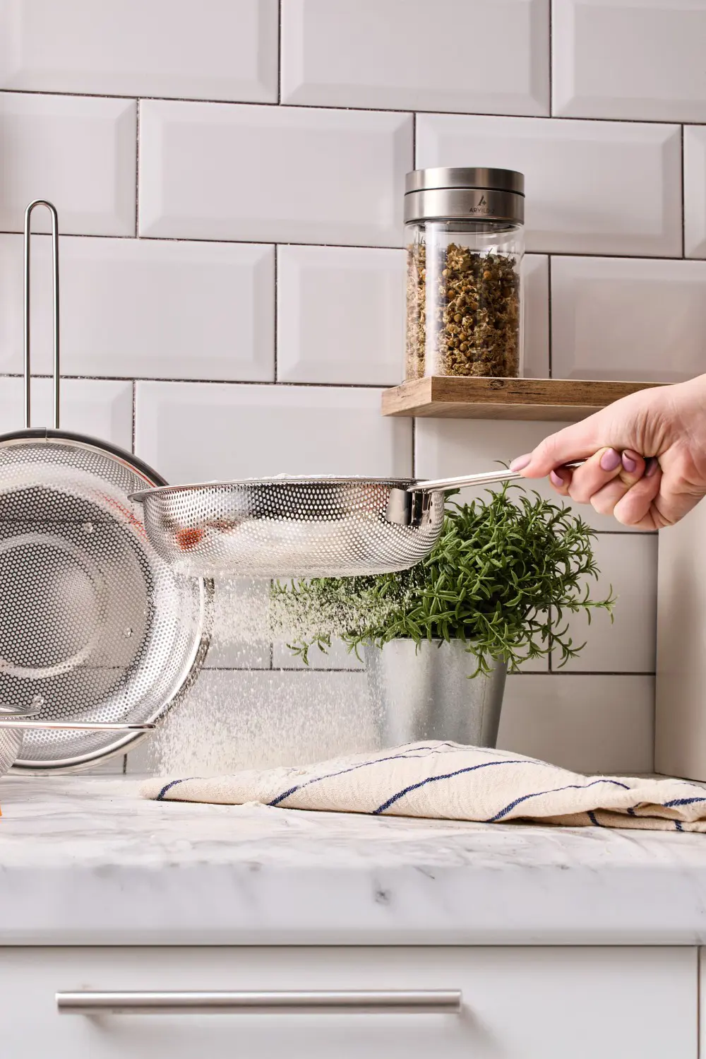 Aryıldız S/S Protools Kulplu Paslanmaz Çelik Süzgeç 26 Cm Ar26508