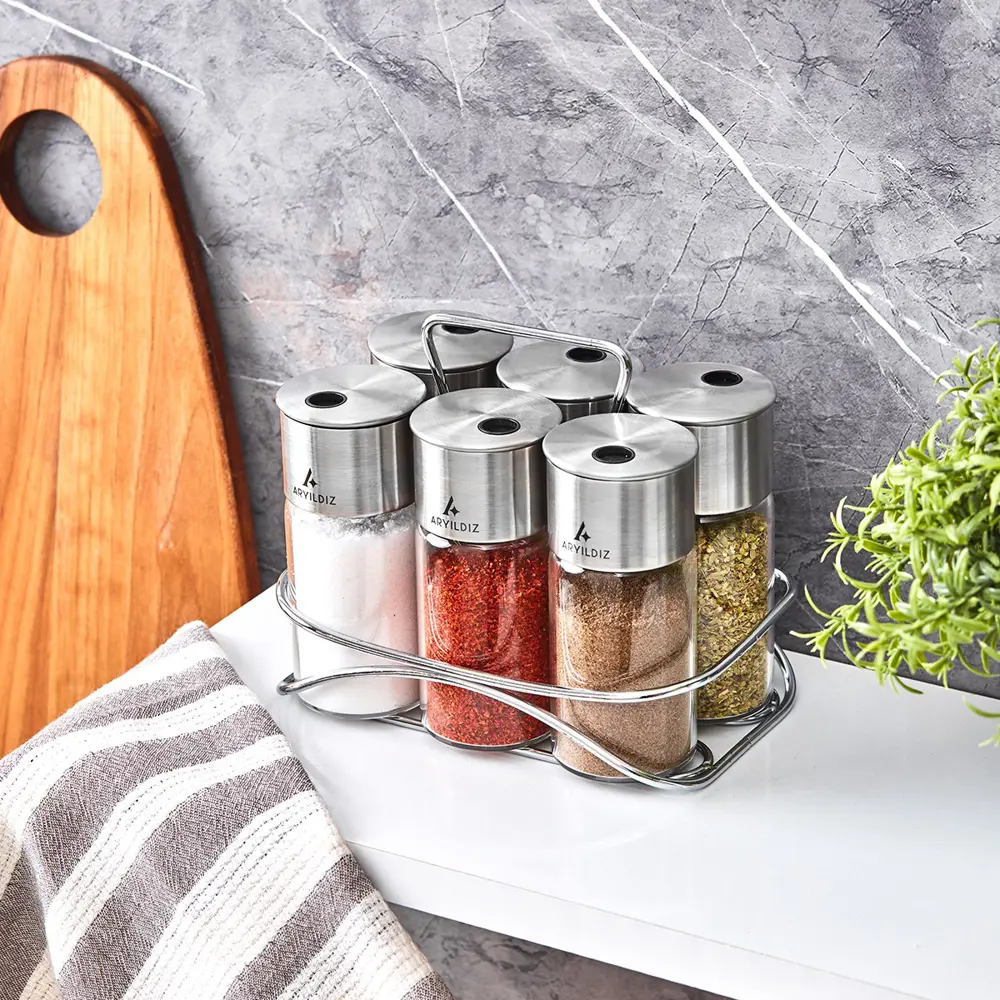 Aryıldız Timeless 7 Parça Baharat Seti 130 Ml Ar255674 Aryıldız Timeless 7 Parça Baharat Seti 130 Ml Ar255674