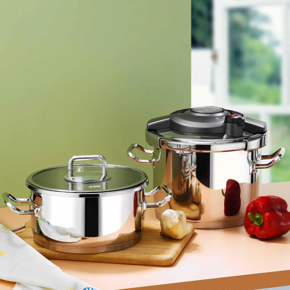 Aryıldız Touch & Cook Kanka Düdüklü Tencere Seti 6 + 4 Litre Ar25