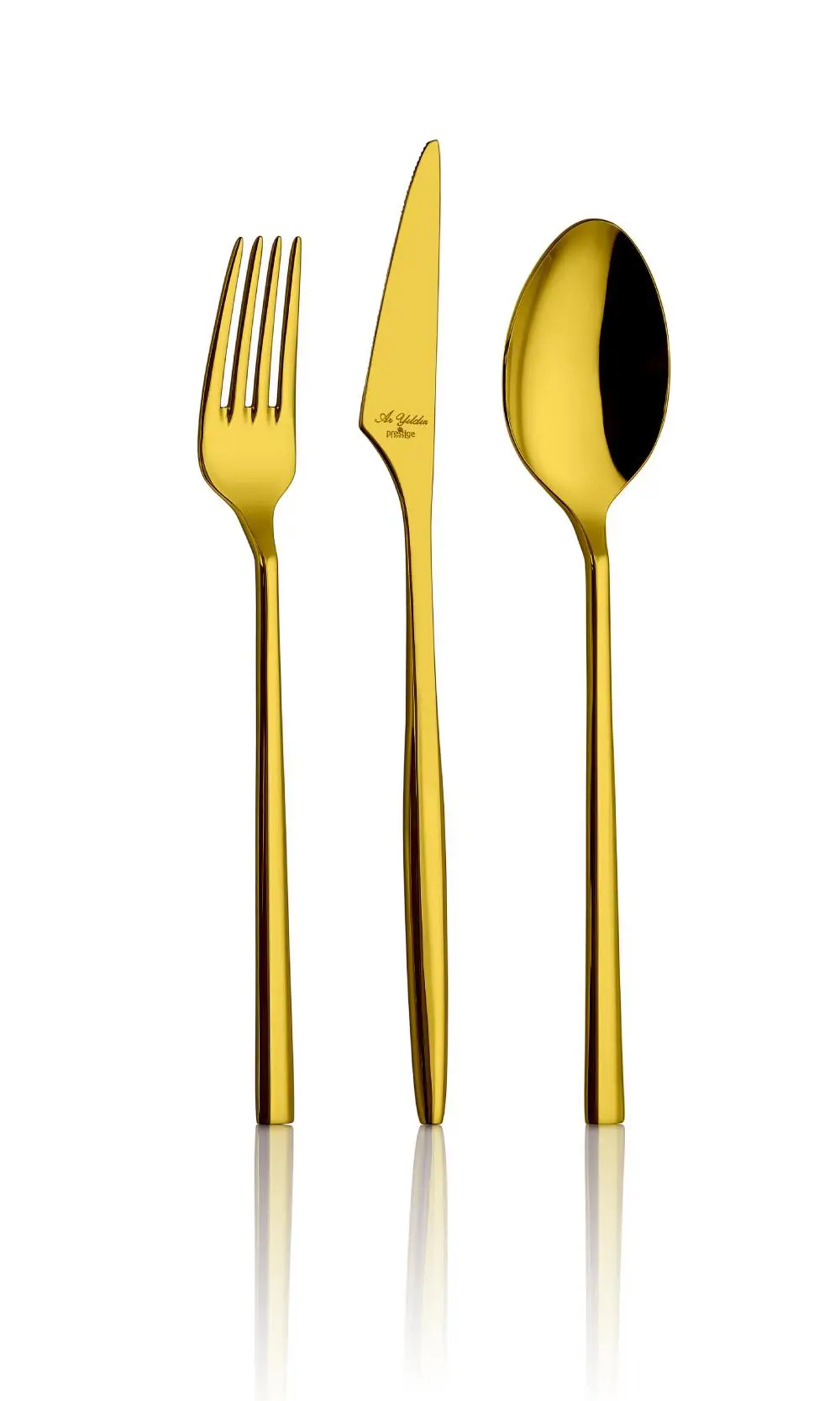 Aryıldız Trendy Prestige 84 Parça Pvd Gold Çatal Kaşık Bıçak Takı