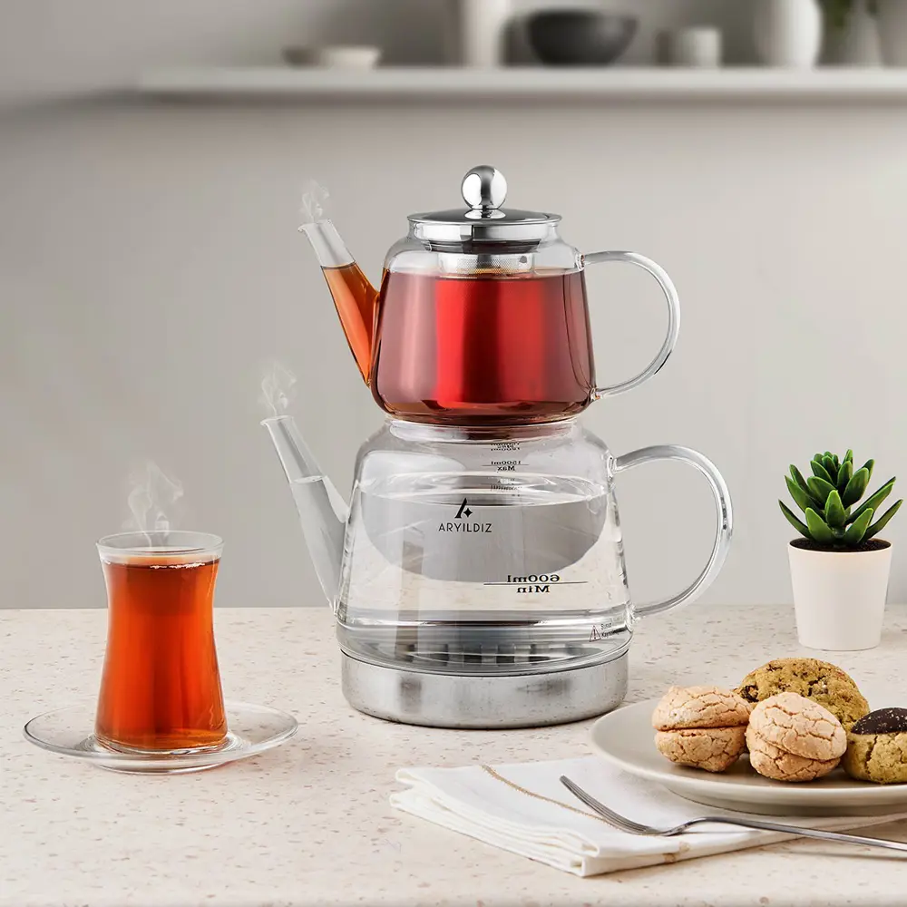 Aryıldız Unique Cam Çaydanlık Ar259726