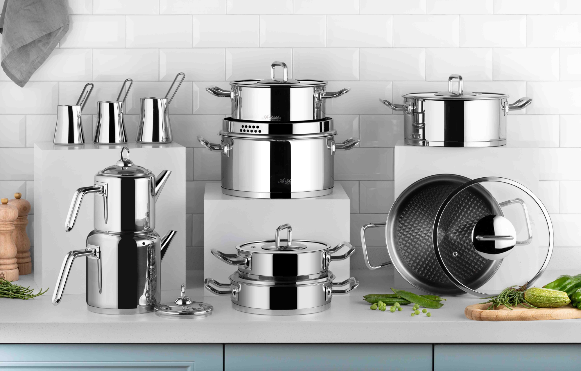 Aryildiz  Vento Prestige 20 Parça İdeal Çeyiz Tencere Set Ar208663