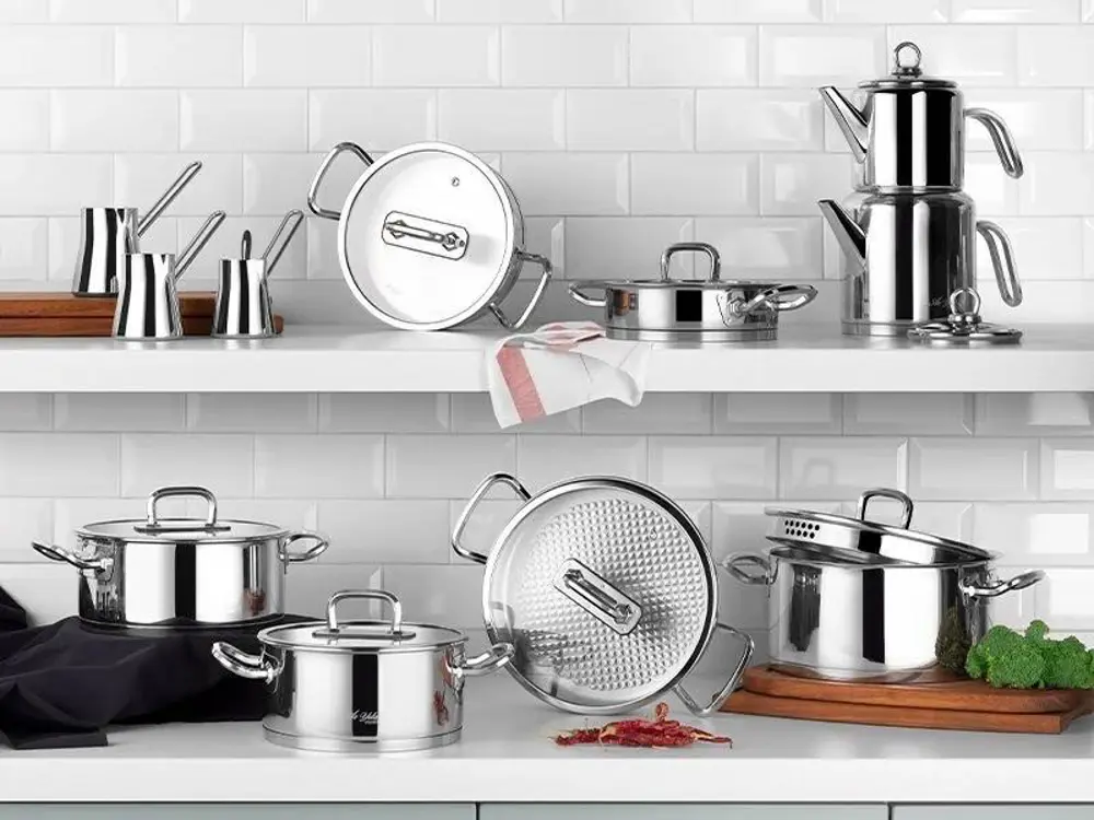 Aryıldız Vogue 20 Parça Cam Kapak Ideal Çelik Çeyiz Seti Ar243787 Aryıldız Vogue 20 Parça Cam Kapak Ideal Çelik Çeyiz Seti Ar243787