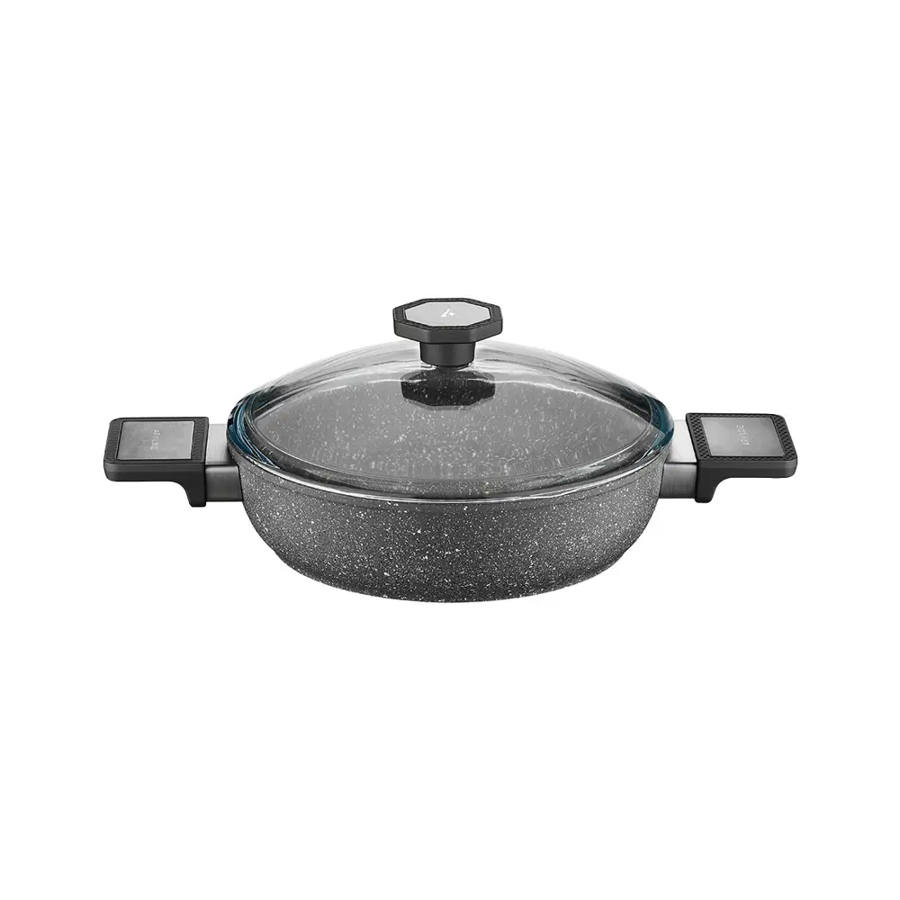 Aryıldız Vortex Granitium 7 Parça Granit Tencere Seti Ar260241