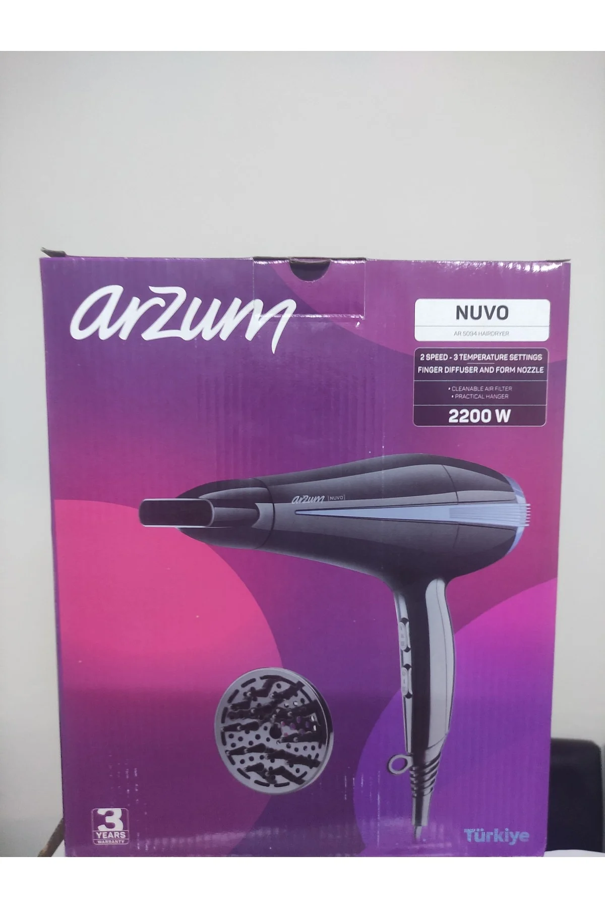 Arzum Ar 5094 Nuvo Saç Kurutma Makinesi