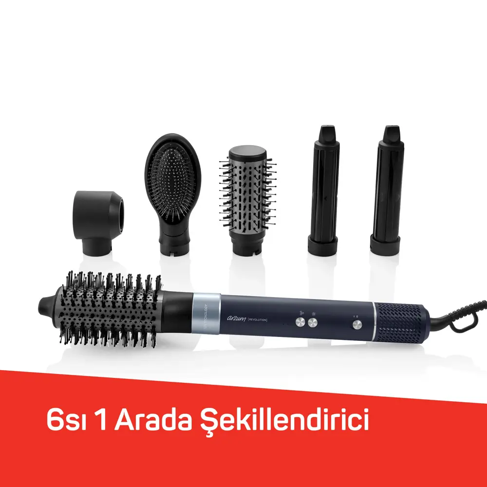 Arzum Revolution BLDC Ionic Hava Üflemeli Saç Şekillendirici 6 Fa