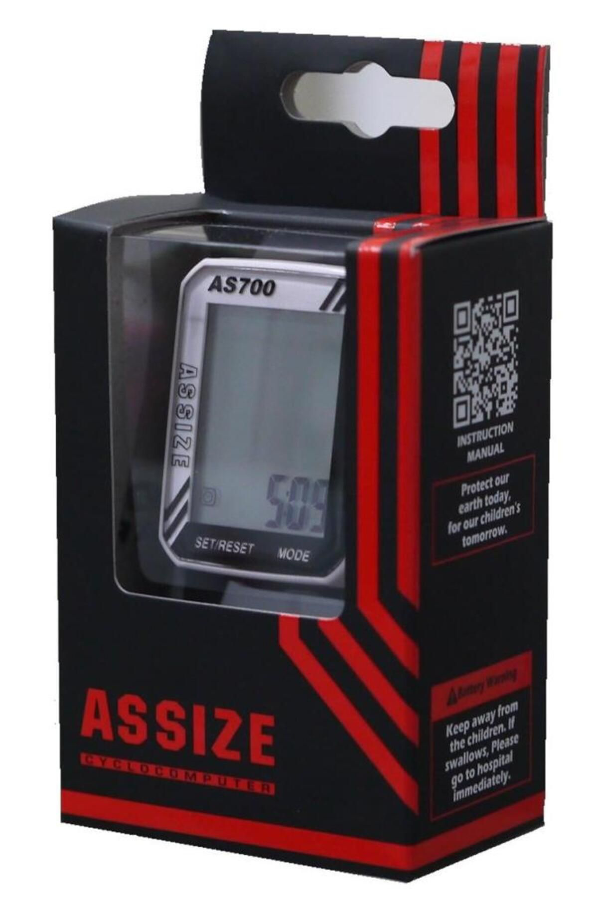 Assize As-700 Bisiklet Km Saati Kablolu 11 Fonksiyonlu