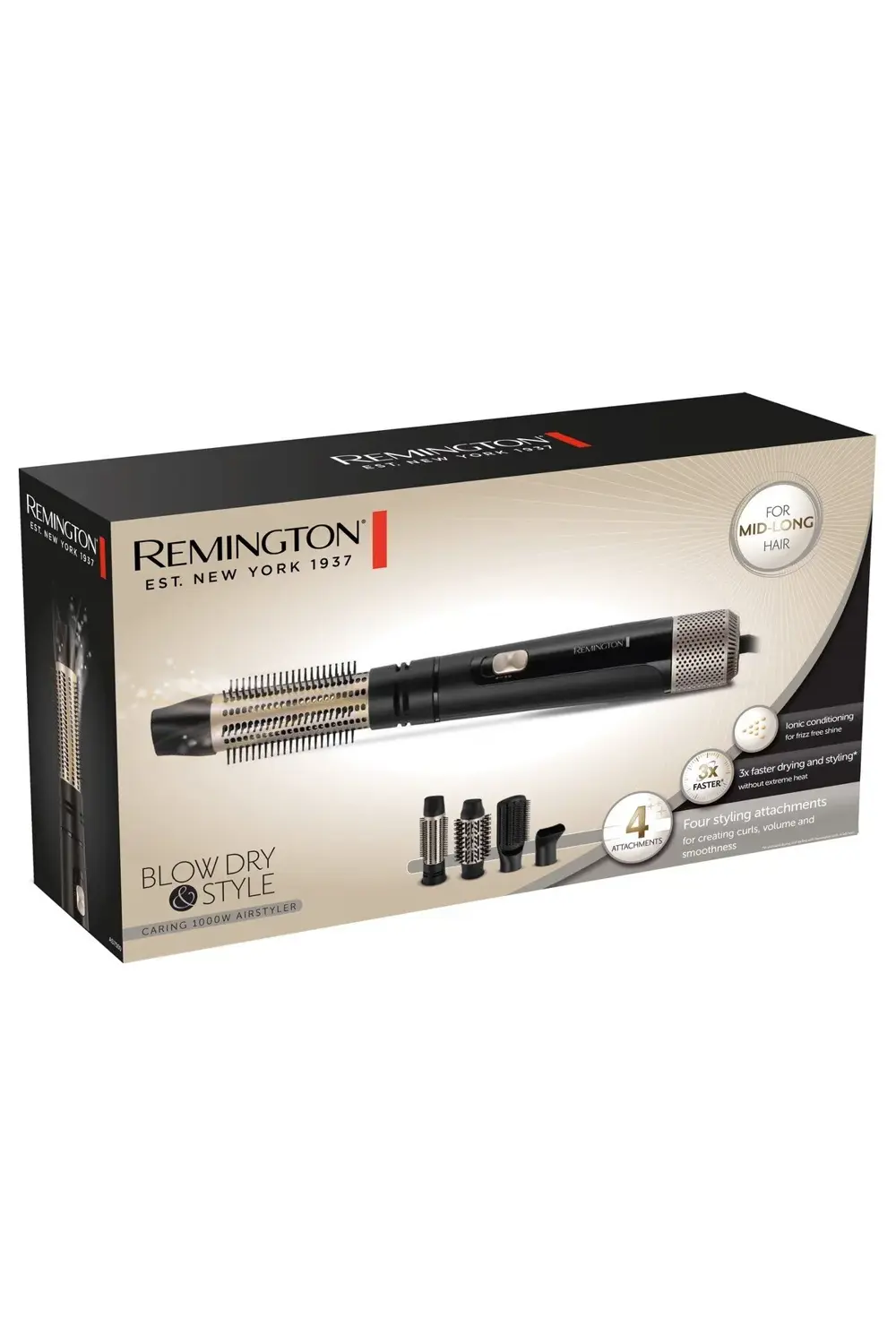 As7500 Fön Ve Şekil Veren 1000w Hız Ve Isı Ayarlanabilir Saç Düzl