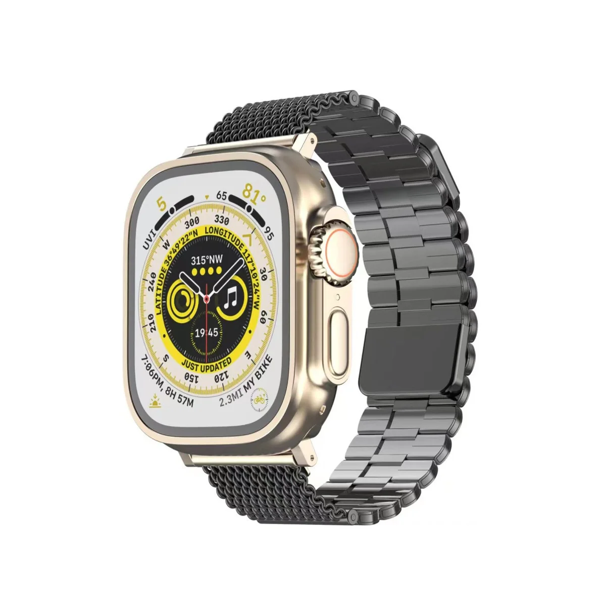 Ascend Metal Kordon 42mm - Gri, Şık ve Dayanıklı Çelik Saat Kolu