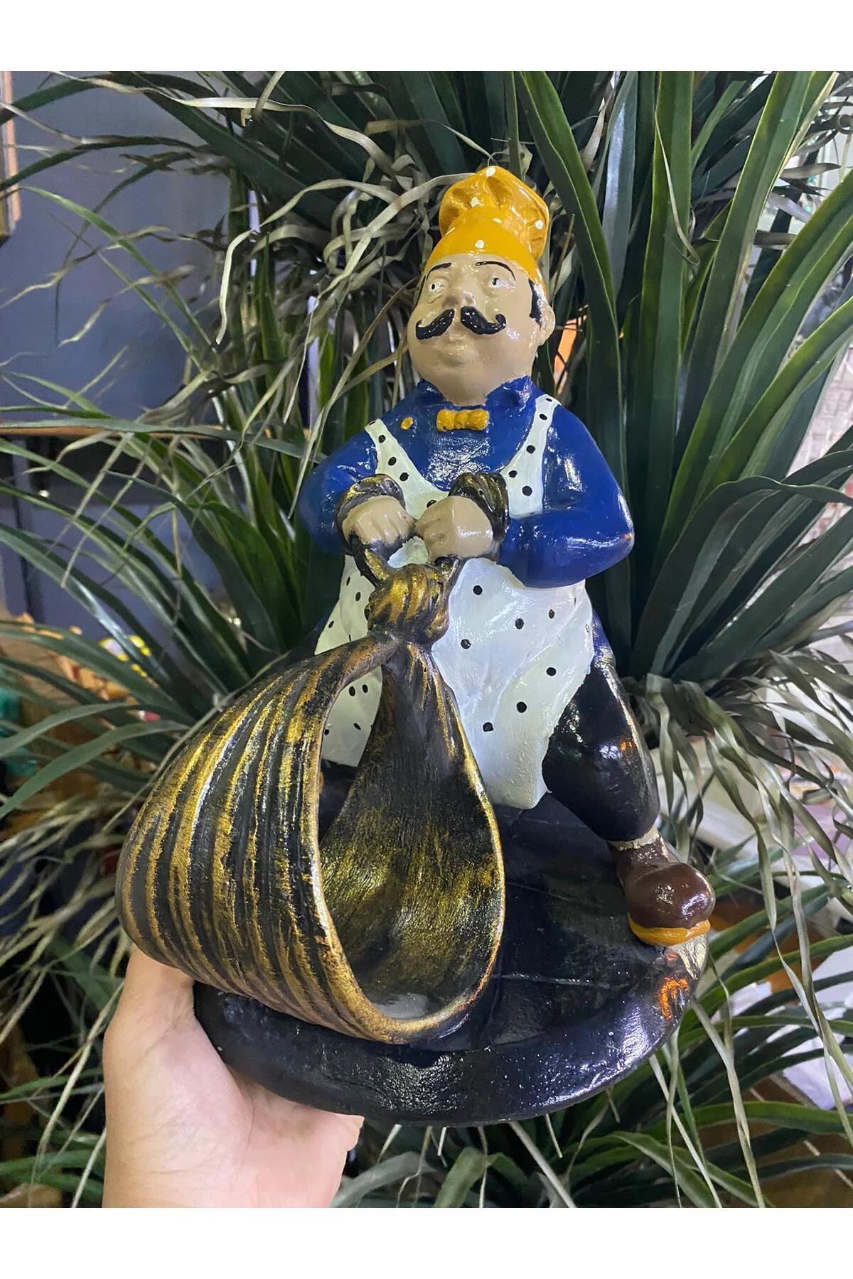 Aşçı Şaraplık(Önünde) Sarı 23*30 cm