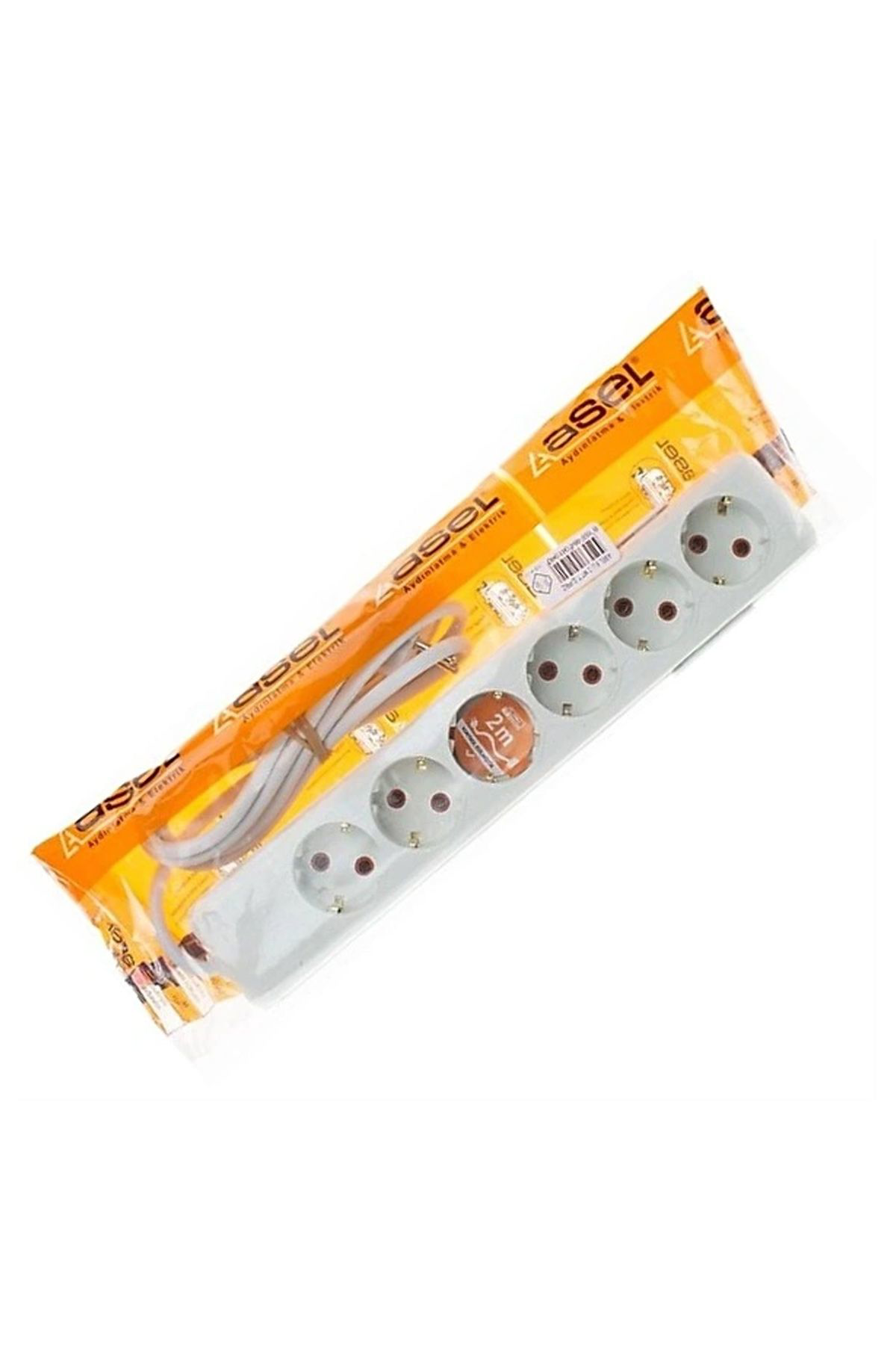 Just Cheap Store Asel 6'Li Toprakli Grup Priz 2Mt