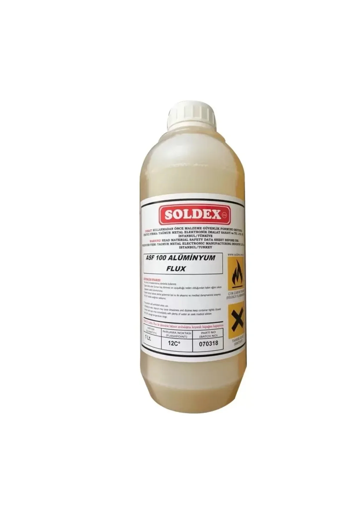 Asf-100 Alüminyum Flux Lehim Suyu - 250 Ml