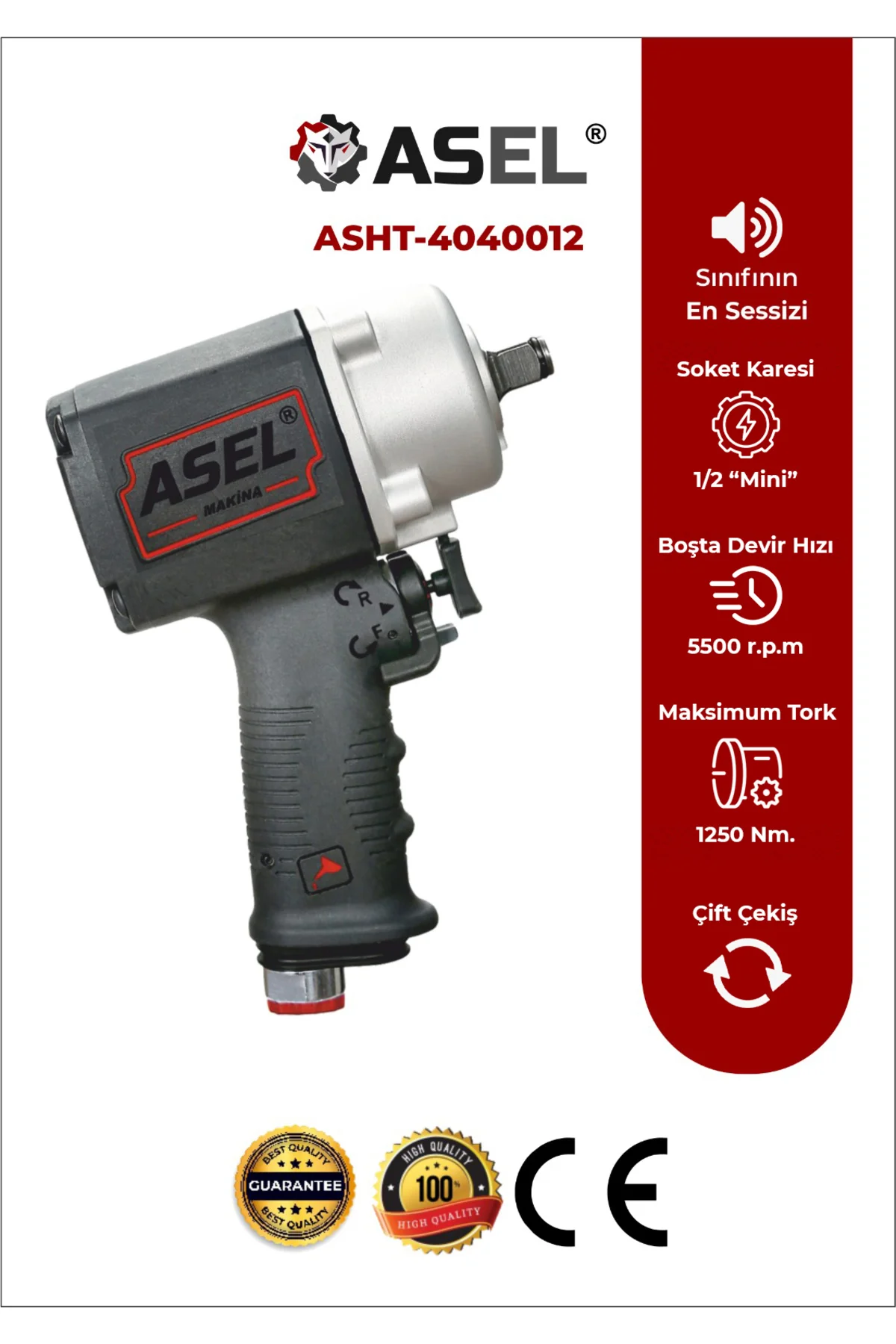 ASHT- 4040012 Havalı Somun Sıkma Makinası