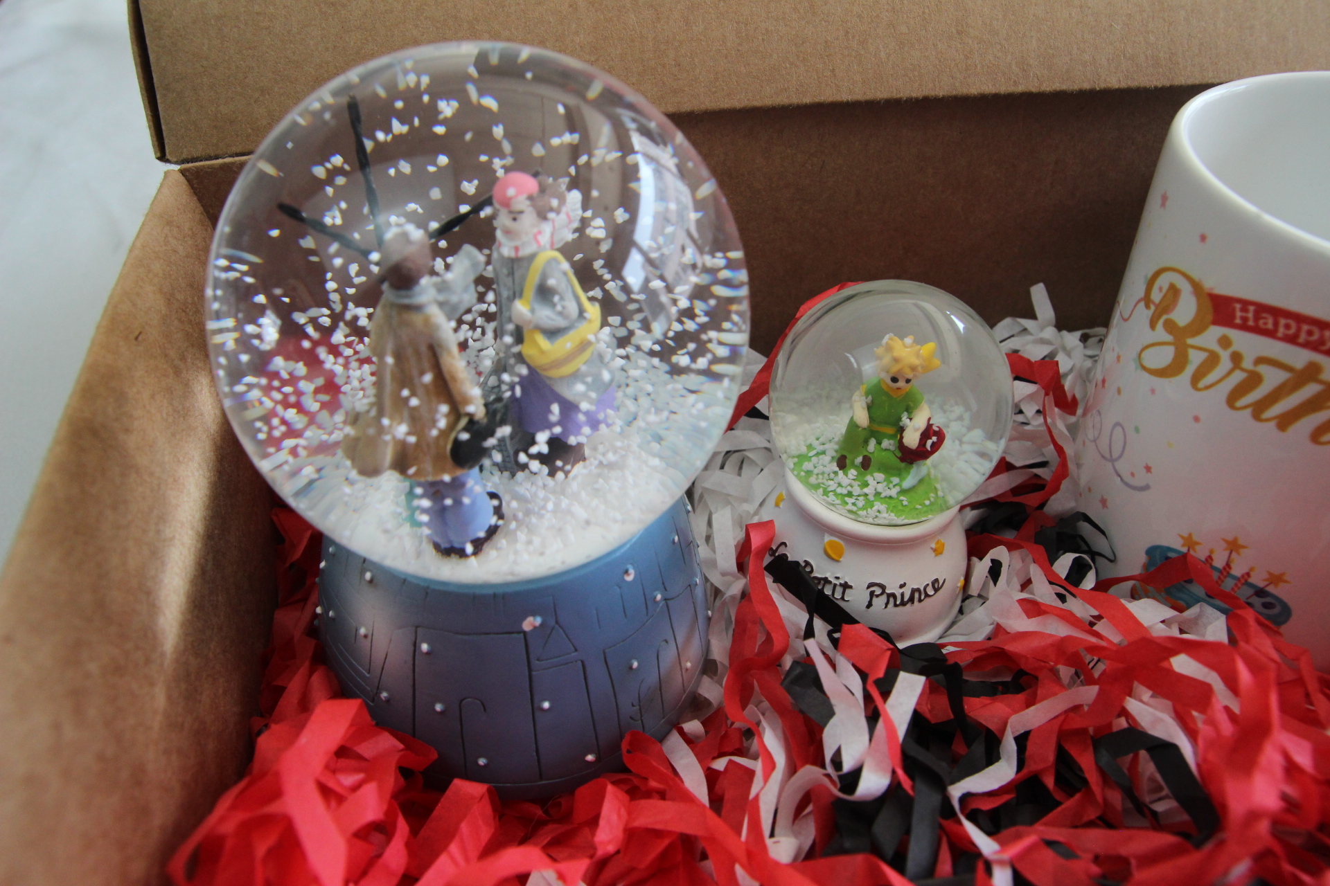 Home Aşıklar Temalı Kar Küresi Küçük Prens Küre Ve Doğum Günü Kupa Bardak Hediye Kutusu