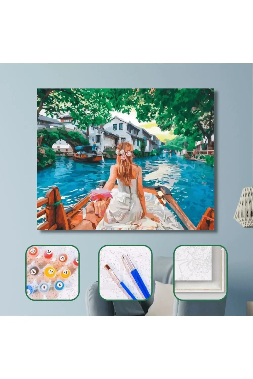 Aşıkların Tekne Gezisi Sayılarla Boyama Seti