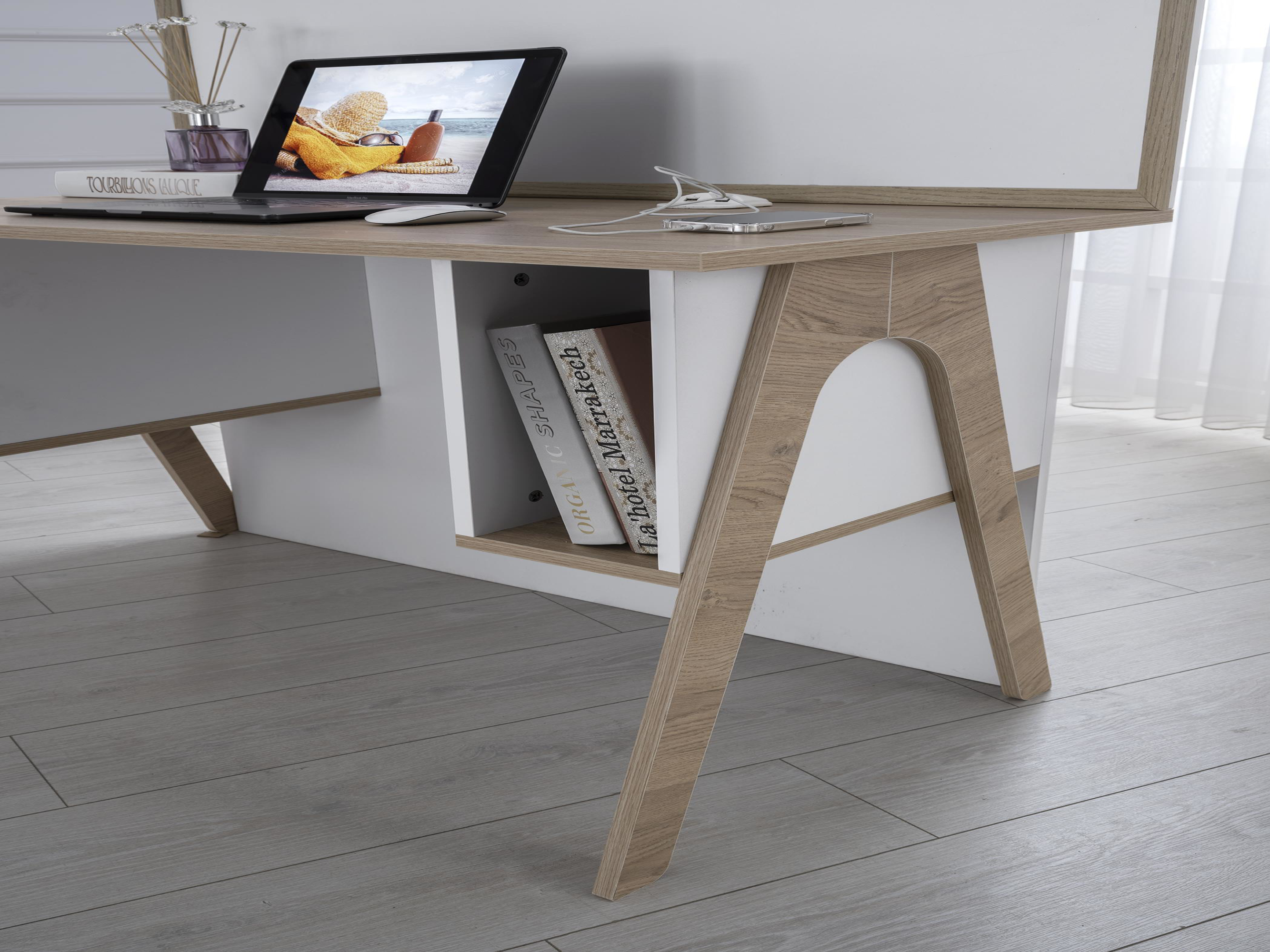 Erezogullari Mobilya Asil Çekmeceli Yazi Tahtali Çalişma Masasi 120Cm 