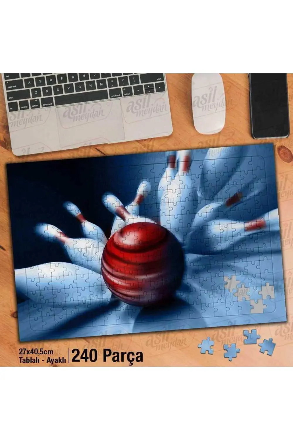 Asil Hobi - Bowling - Kuka - Oyun -Yapboz - Ayak Destekli 240 Par