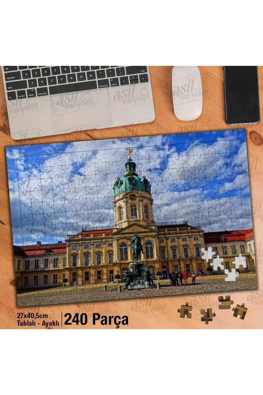 Asil Hobi Charlottenburg Sarayı Berlin -Tarih-Kültür Yapboz-Ayak 