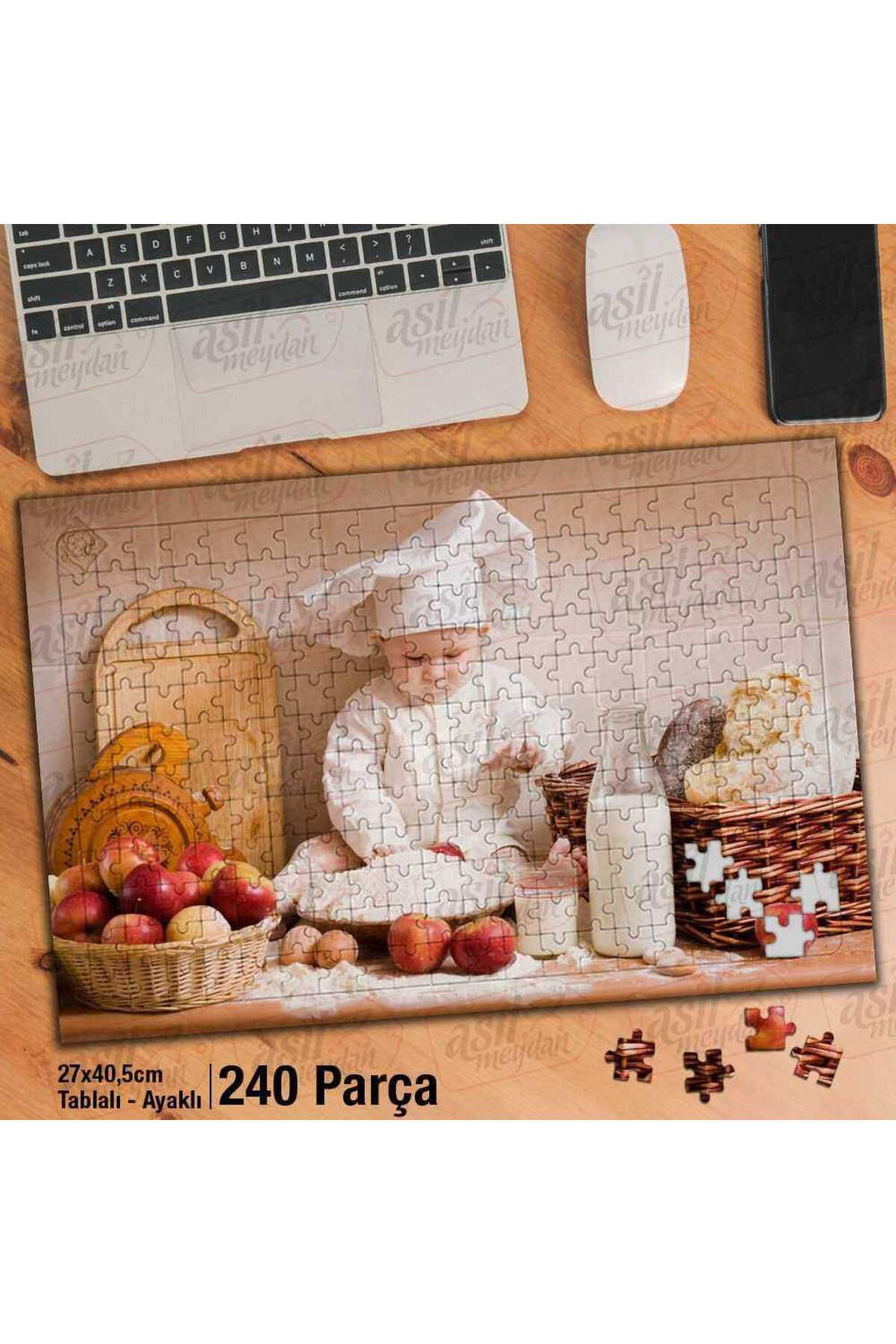 Asilmeydan Asil Hobi Minik Eller İş Başinda -Bebek - Mutfak Yapboz - Ayak De