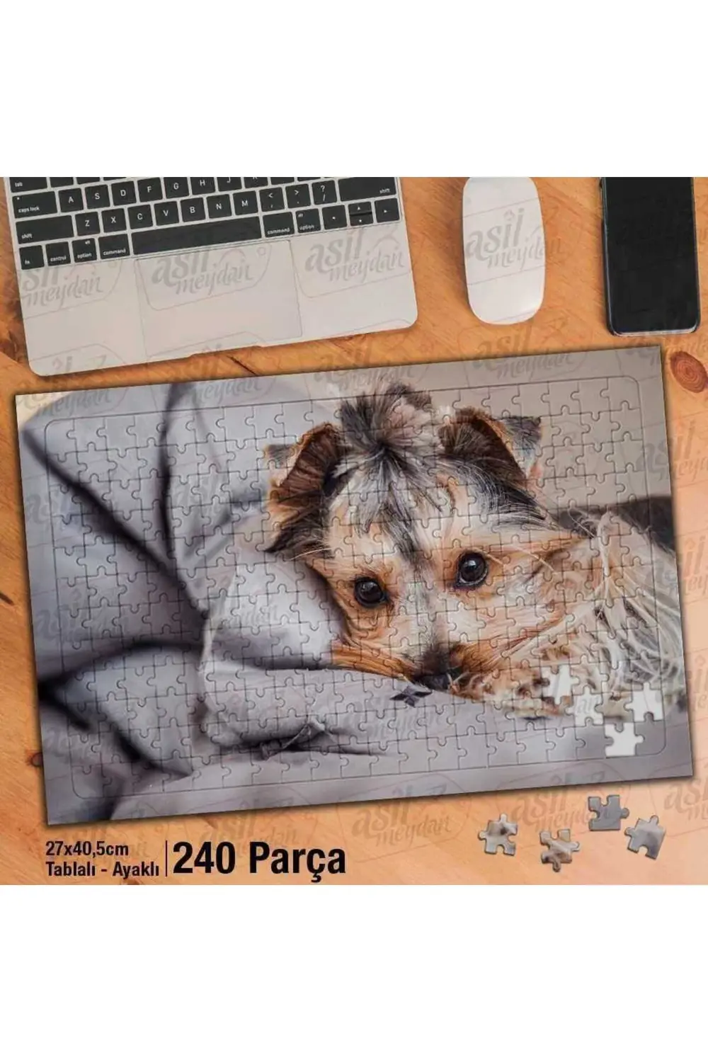 Asil Hobi Sevimli Yatan Köpek - Evcil Hayvan - Doğa Yapboz -Ayak 