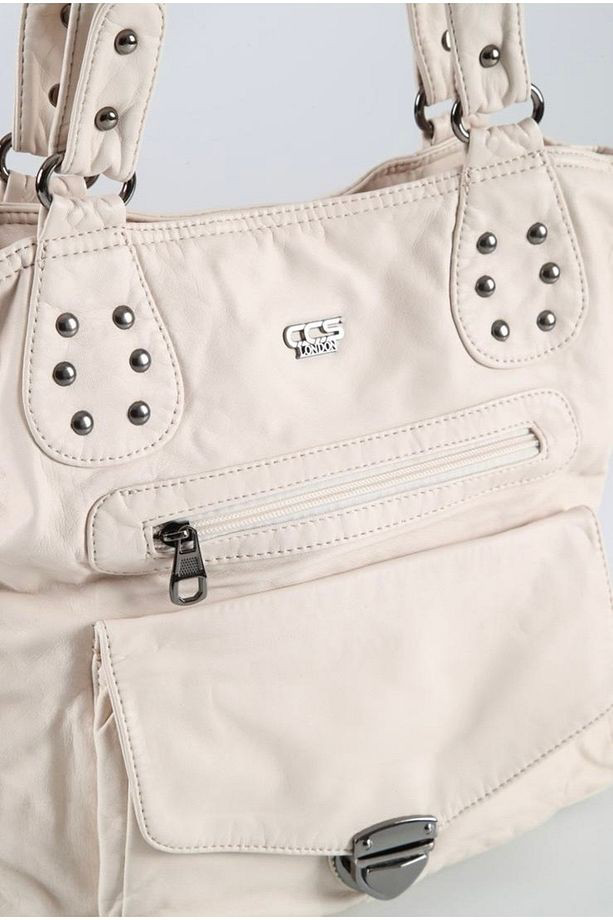 Asin Bej Cilt Omuz Çantası