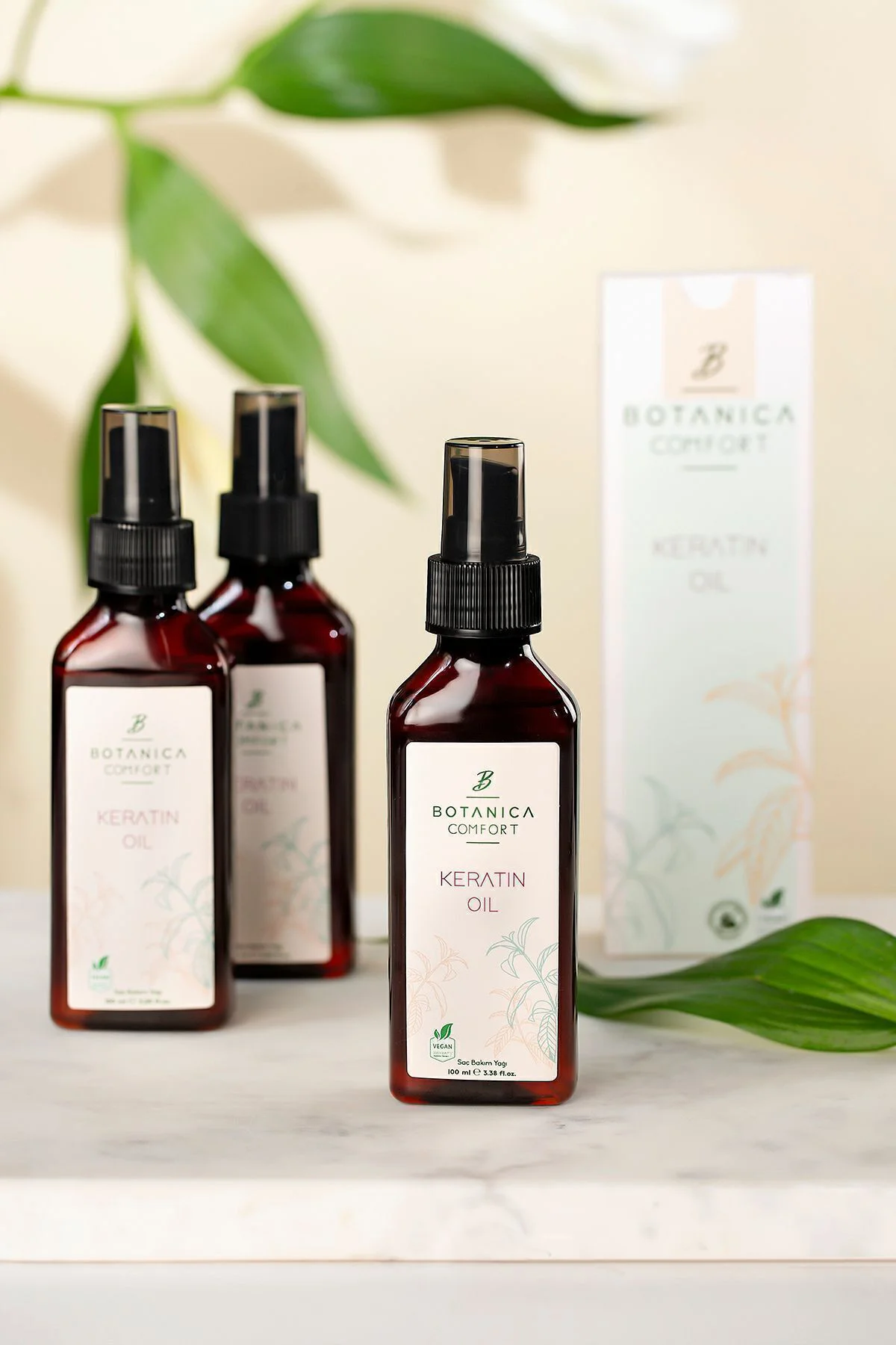 Aşırı Yıpranmış Saçlar Için Keratin Bakım Yağı 100 ml Aşırı Yıpranmış Saçlar Için Keratin Bakım Yağı 100 ml