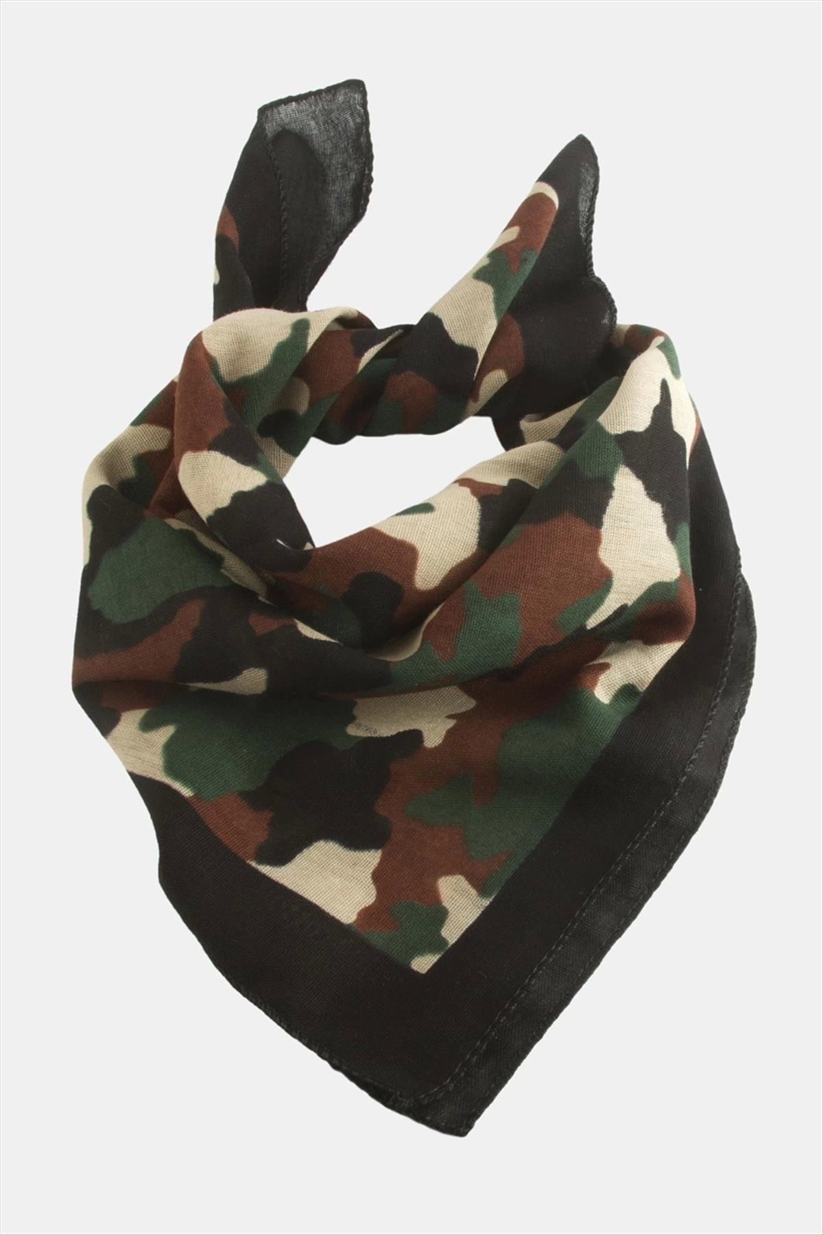 Rby Asker Desenli Bandana 50*50