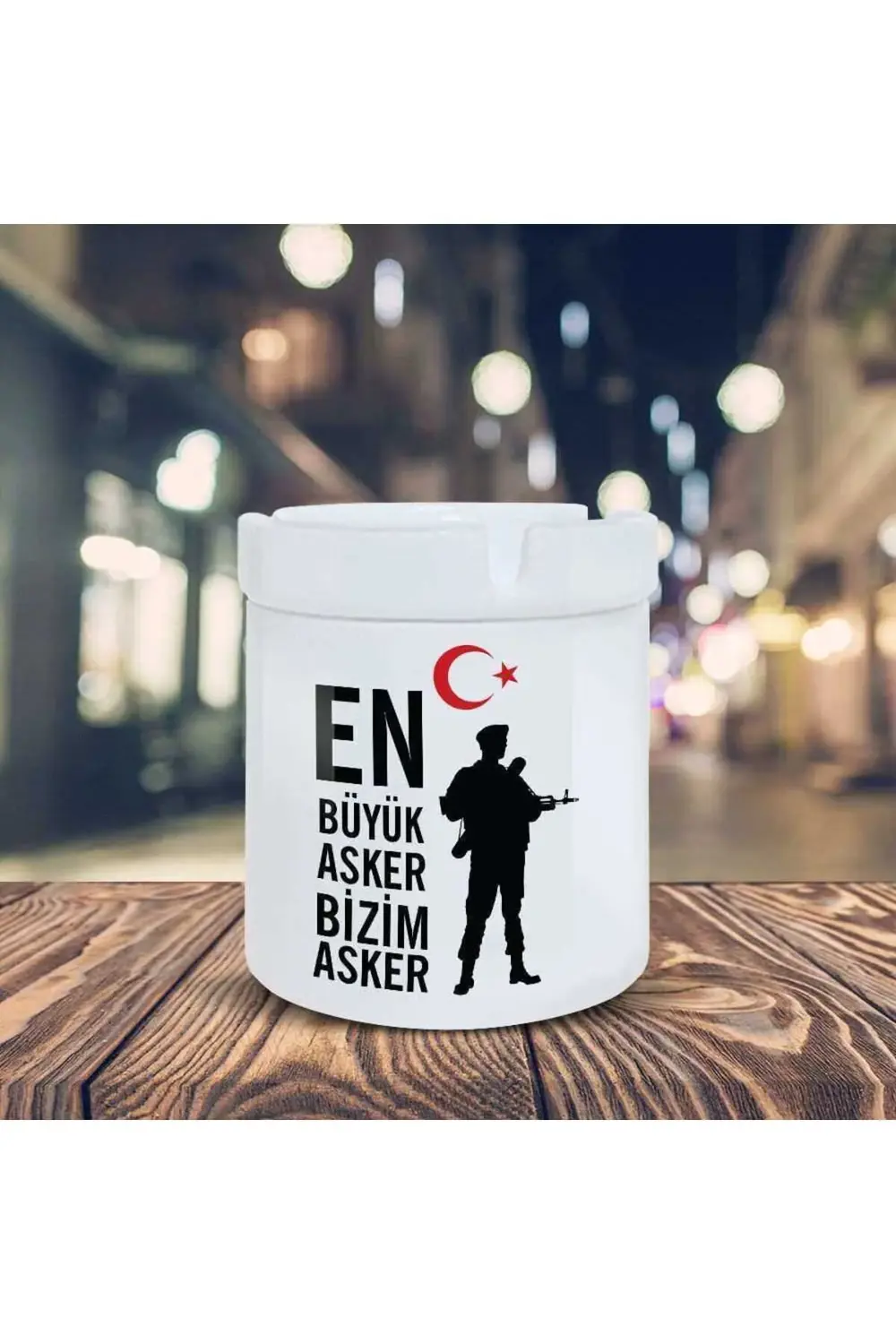 Asker Küllük En Büyük Asker Baskılı Kül Tablası K-43