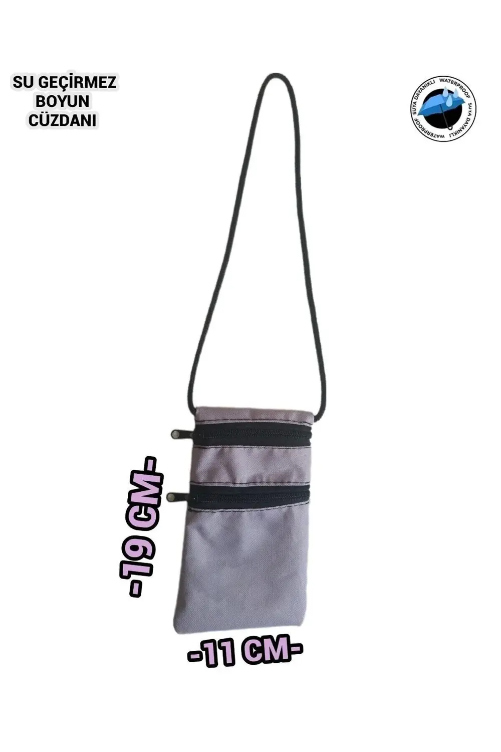 Asker Umre Hac Su Geçirmez Telefon Ve Para Boyun Cüzdanı Günlük K