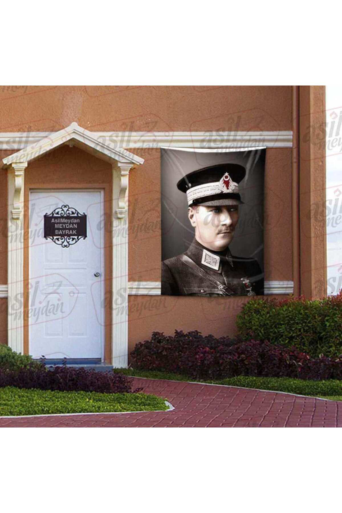 Askeri Üniformalı Gazi Mustafa Kemal Atatürk - Portre 100x150 cm 