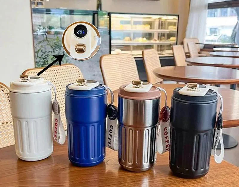 Askılı Derece Göstergeli Vakumlu Mug - 500 Ml Digital Kahve Termosu Alk3136 Fiyatı, Yorumları ve Özellikleri