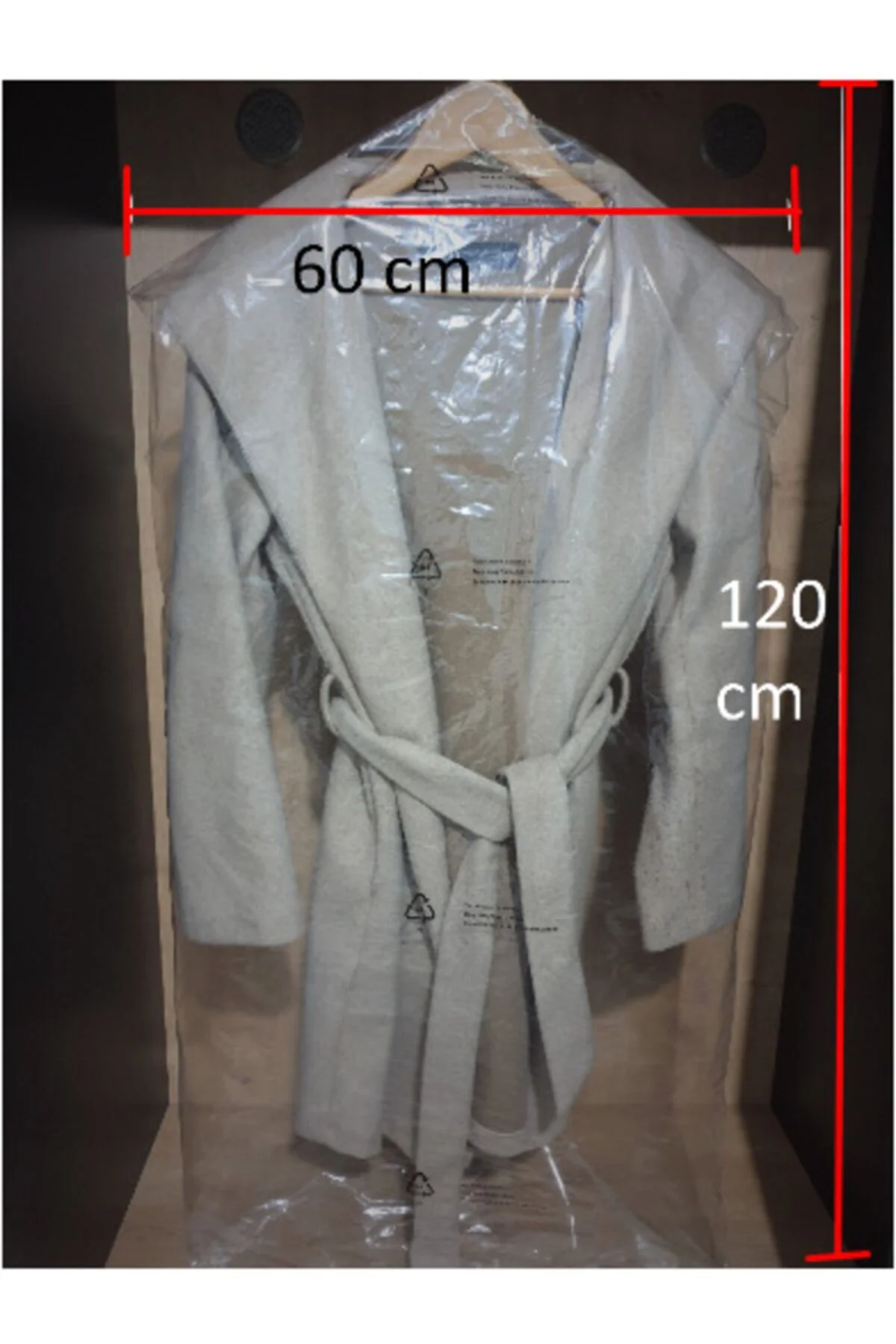 Askılı Elbise,kaban,mont,ceket Naylon Poşeti - Kıyafet Koruma Kılıfı - 60x120- 15 Adet Askılı Elbise,kaban,mont,ceket Naylon Poşeti - Kıyafet Koruma Kılıfı - 60x120- 15 Adet