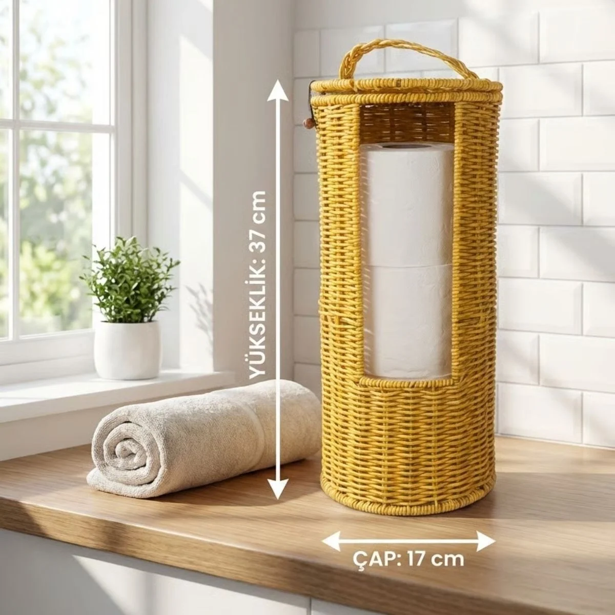 Askılı Plastik Rattan Tuvalet Kâğıdı Standı – Hasır Görünümlü, Kapaklı, Yedekli Wc Kâğıtlık, Banyo Ve Tuvalet İçin Dekoratif Organizer Bx40 Fiyatı, Yorumları ve Özellikleri