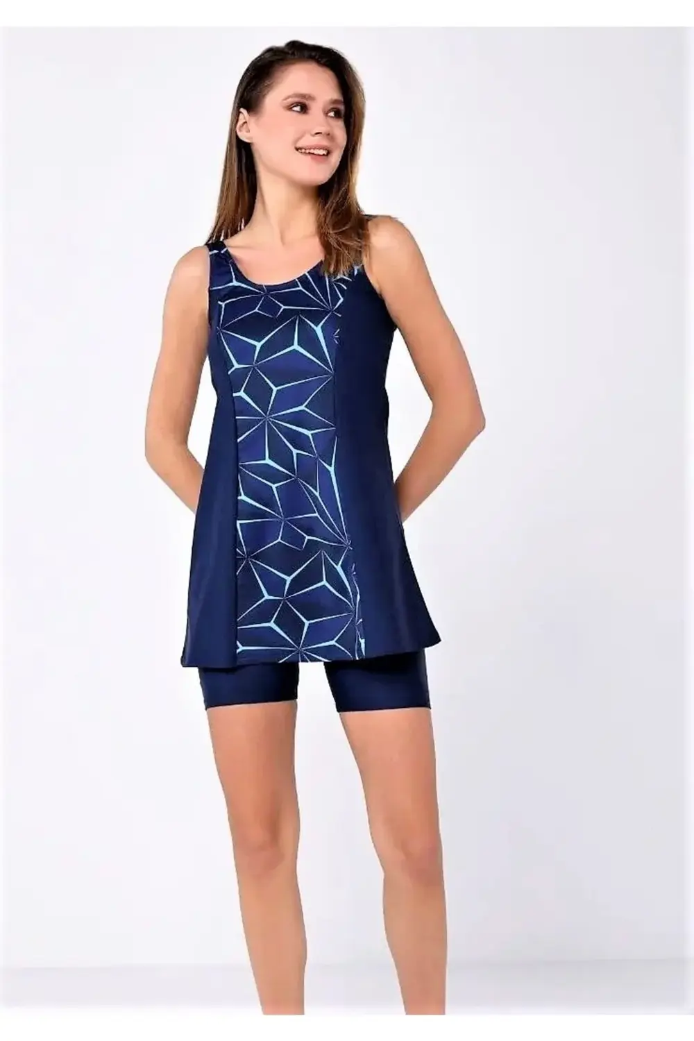 Askılı Taytlı Elbise Mayo