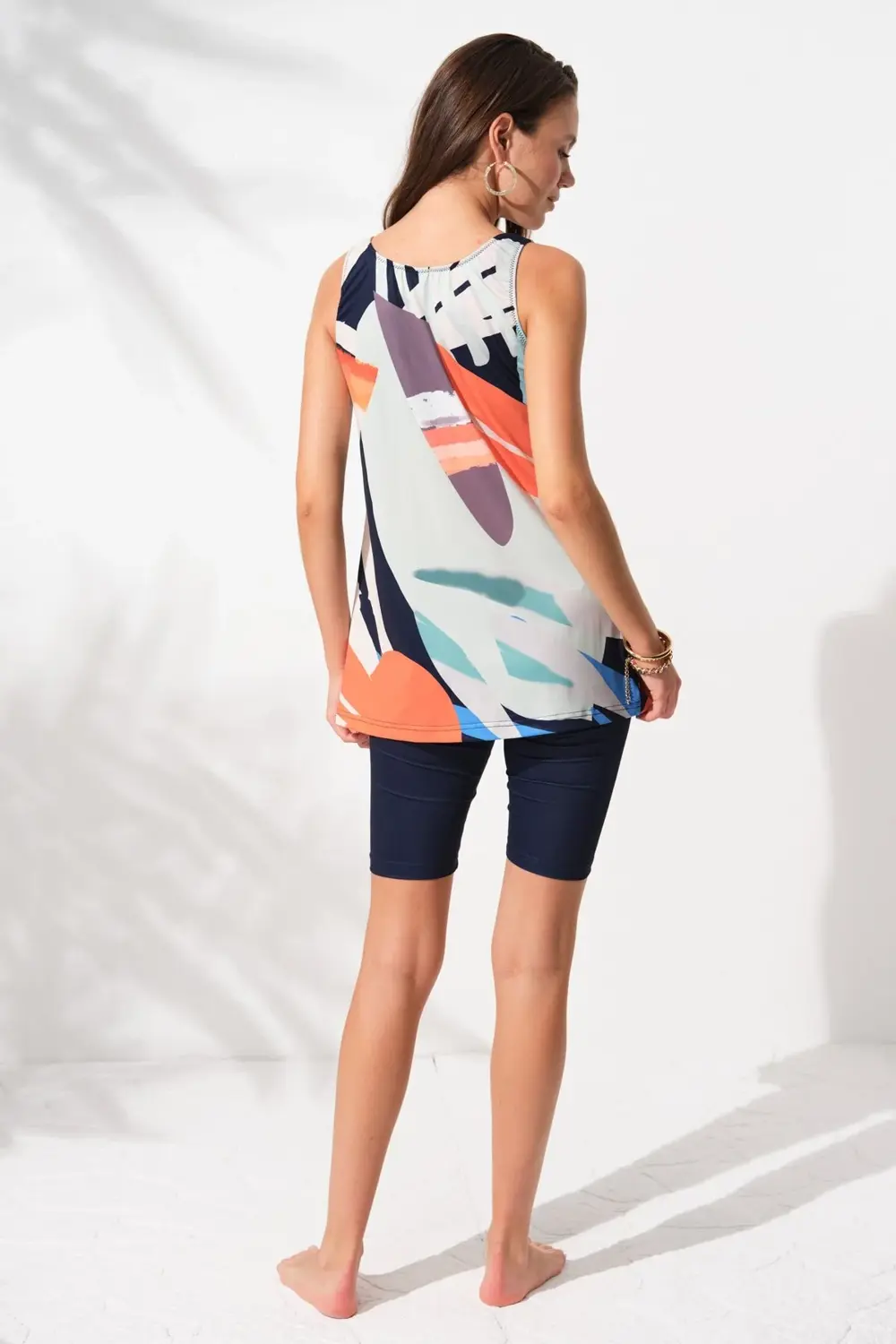 Askılı Tesettür Tankini 231932