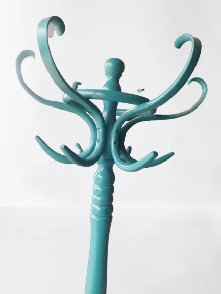 Askılık 18194 Bambu Model DEMONTE Turkuaz Renk Parlak Boya Şık sa Askılık 18194 Bambu Model DEMONTE Turkuaz Renk Parlak Boya Şık sa