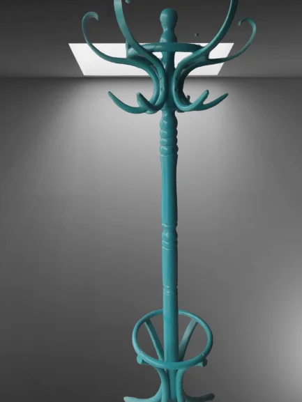 Askılık 18194 Bambu Model DEMONTE Turkuaz Renk Parlak Boya Şık sa Askılık 18194 Bambu Model DEMONTE Turkuaz Renk Parlak Boya Şık sa