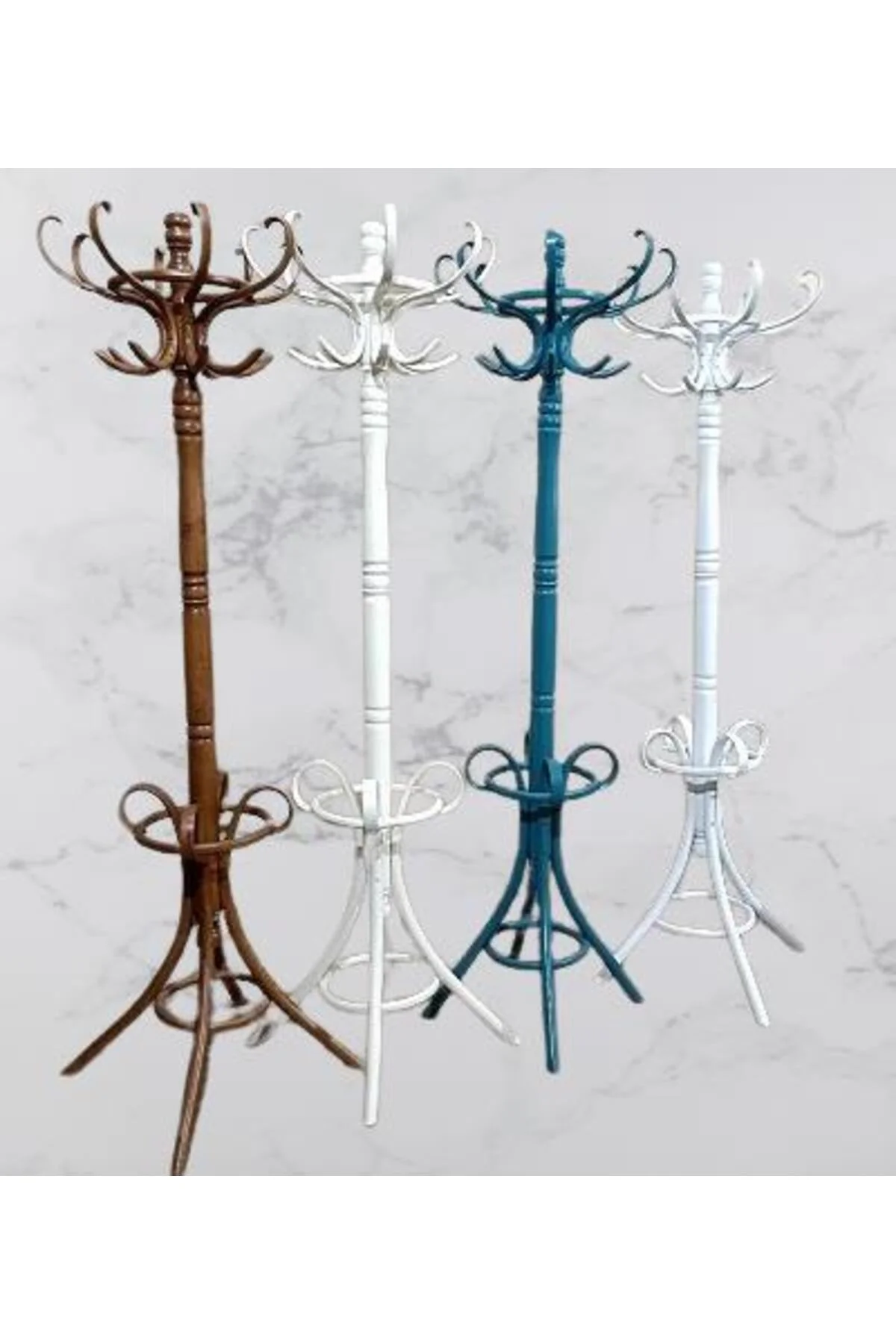 Askılık Ahşap bambu 90393 Model 4Renk 4 Adet DEMONTE Sağlam Şık Demont El Yapımı Askılık Ahşap bambu 90393 Model 4Renk 4 Adet DEMONTE Sağlam Şık Demont El Yapımı - Görsel 2