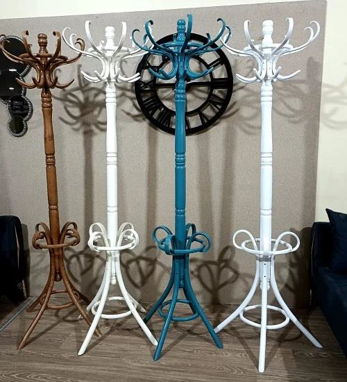 Askılık Ahşap bambu 90393 Model 4Renk 4 Adet DEMONTE  Sağlam Şık 